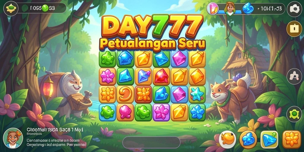 Gameplay seru dan menantang dalam DAY777.