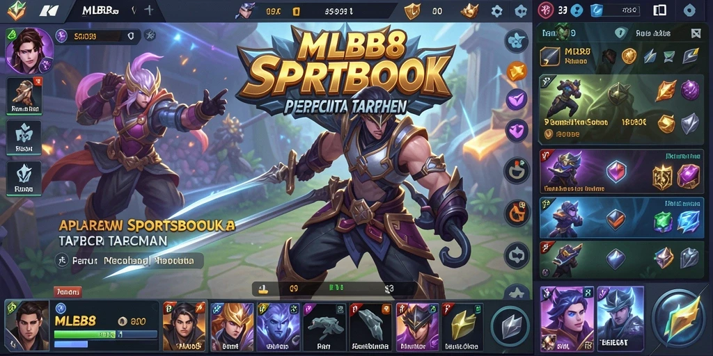 Screenshot MLBB8 menunjukkan momen seru dalam taruhan olahraga.