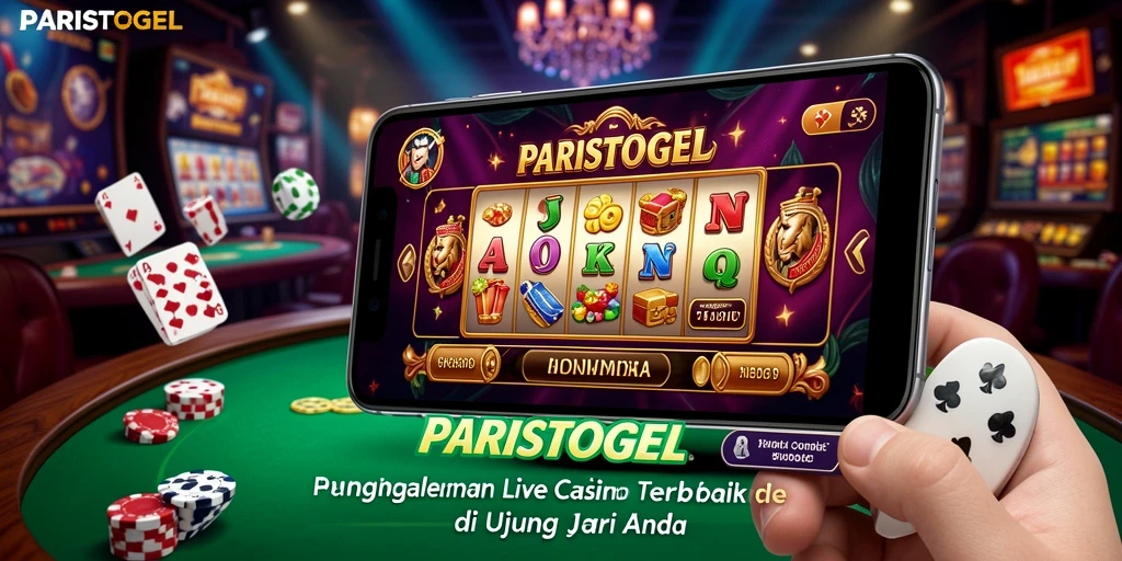 Tampilan permainan Live Casino yang menarik dan interaktif di PARISTOGEL.