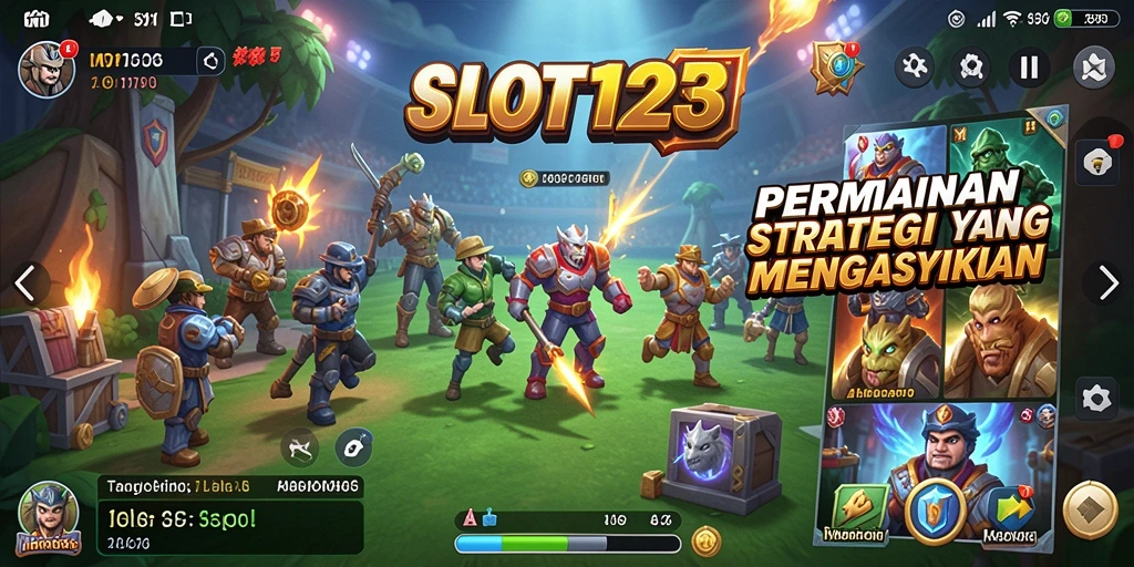Gameplay strategis yang menantang dan mengasyikkan di SLOT123.