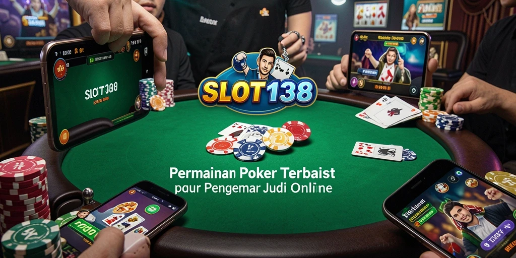 Tampilan gameplay SLOT138 yang mengasyikkan dalam permainan Poker.