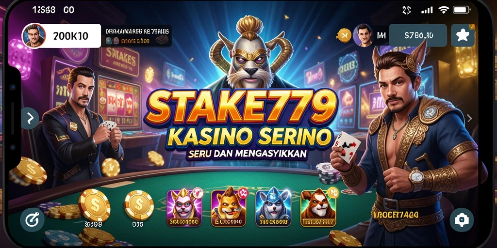 Screenshot gameplay STAKE779 menampilkan momen menarik bermain kasino.