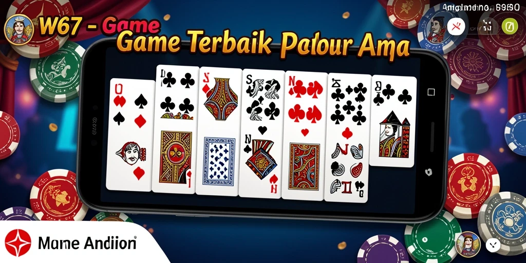 Gameplay seru W67 yang menunjukkan keasyikan bermain Domino.